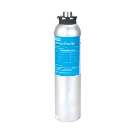Msa Safety Calibration Cylinder, Gas, 58 L, (H2S)-15 Ppm 806253